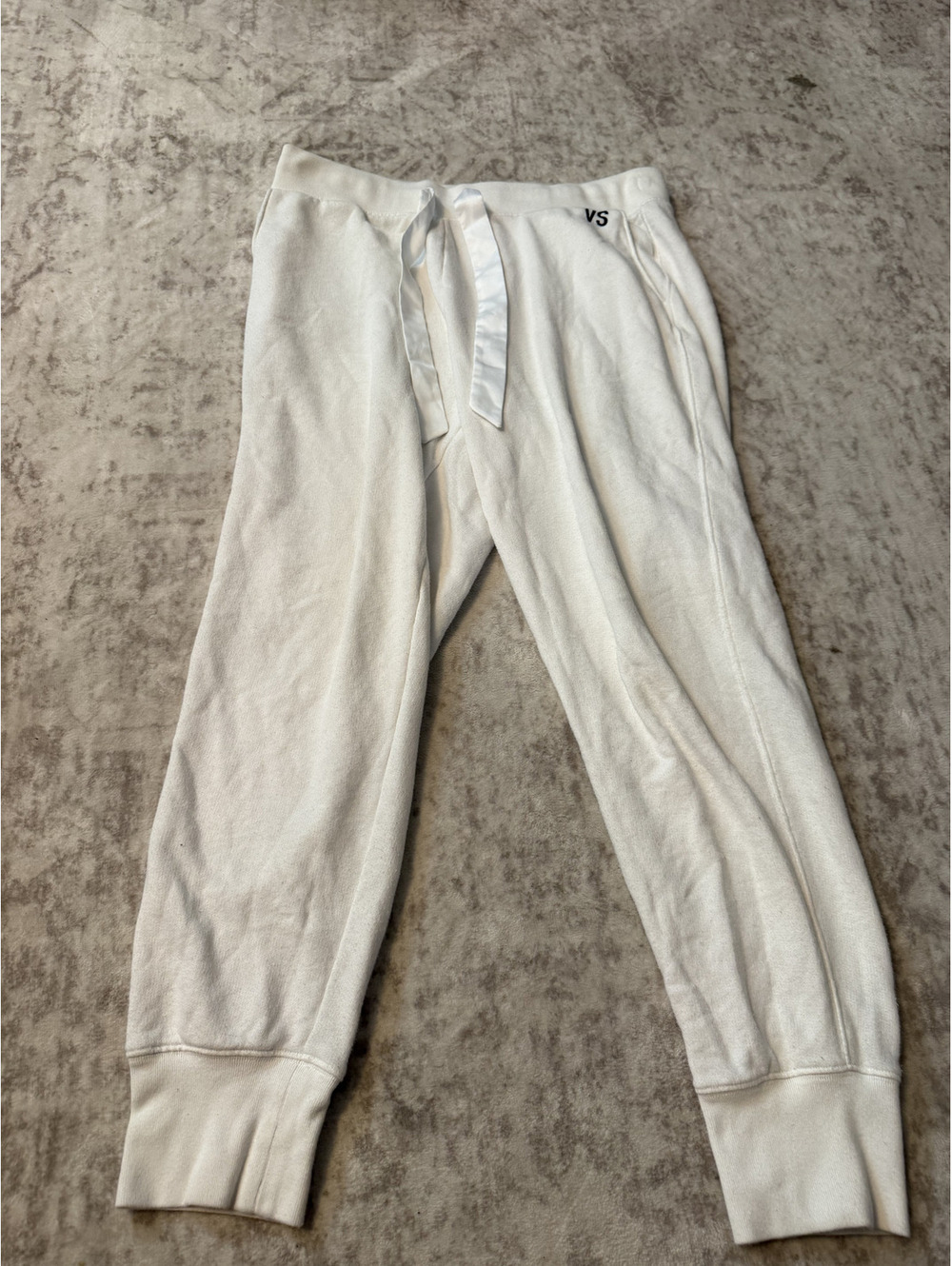 Victoria Secret White Jogger Sweatpants - Medium